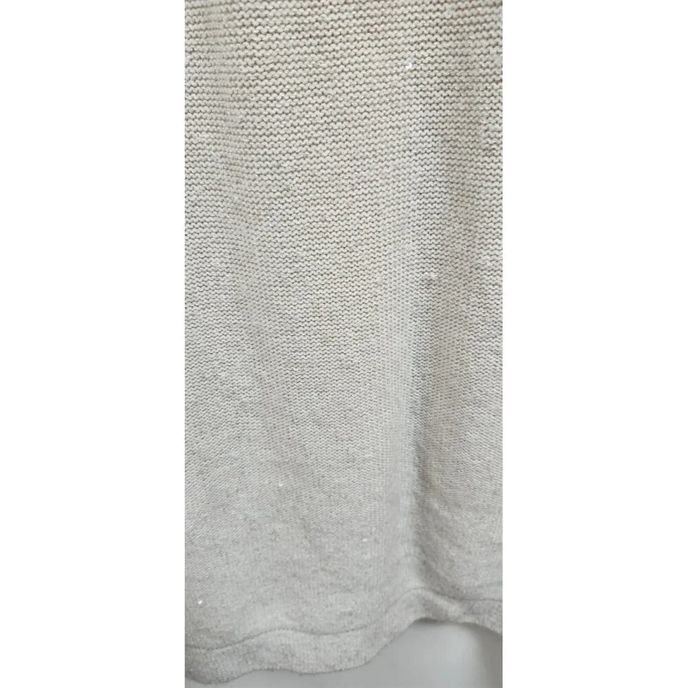 Brunello Cucinelli Cashmere Sleeveless Shawl Cardigan Speckled Knit Vest Double
